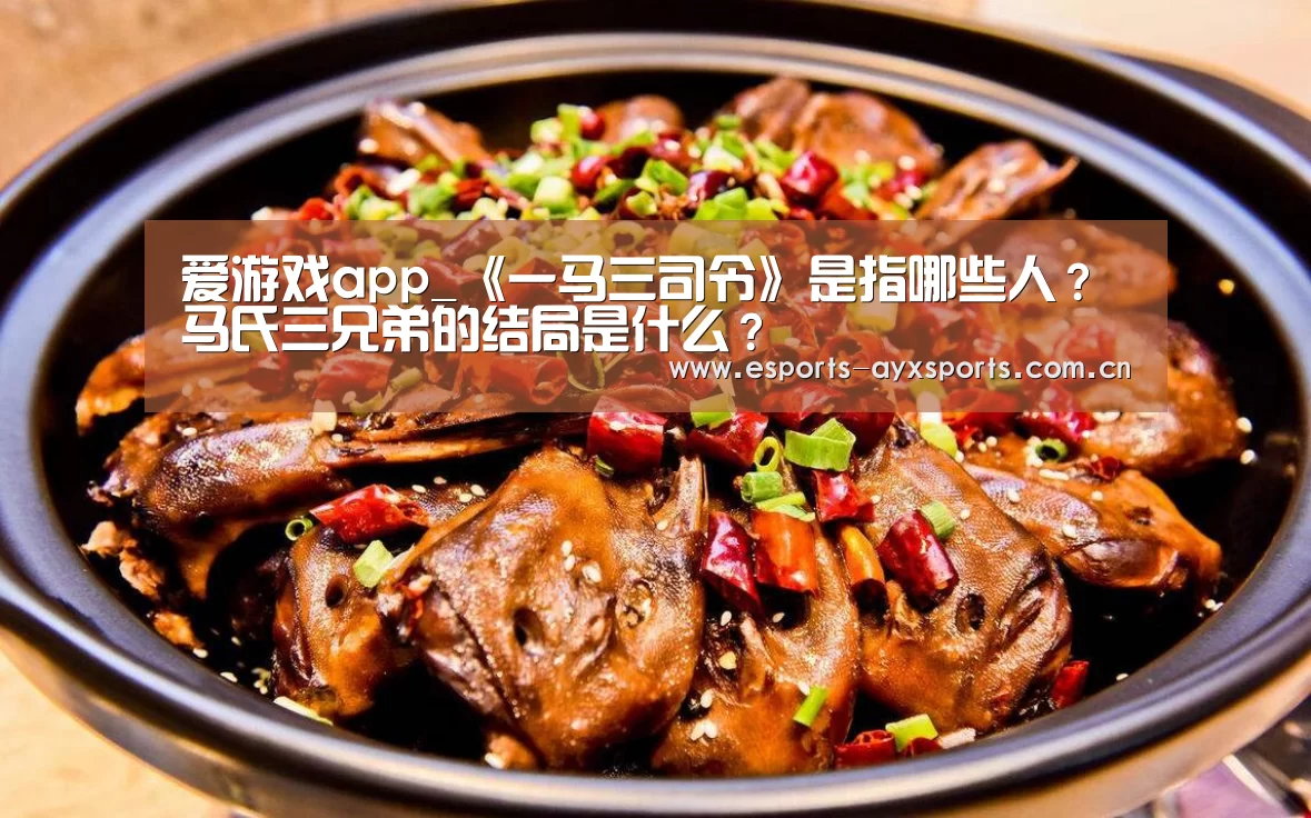 爱游戏app_《一马三司令》是指哪些人?马氏三兄弟的结局是什么?(图1) 爱游戏app_《一马三司令》是指哪些人?马氏三兄弟的结局是什么?(图1)